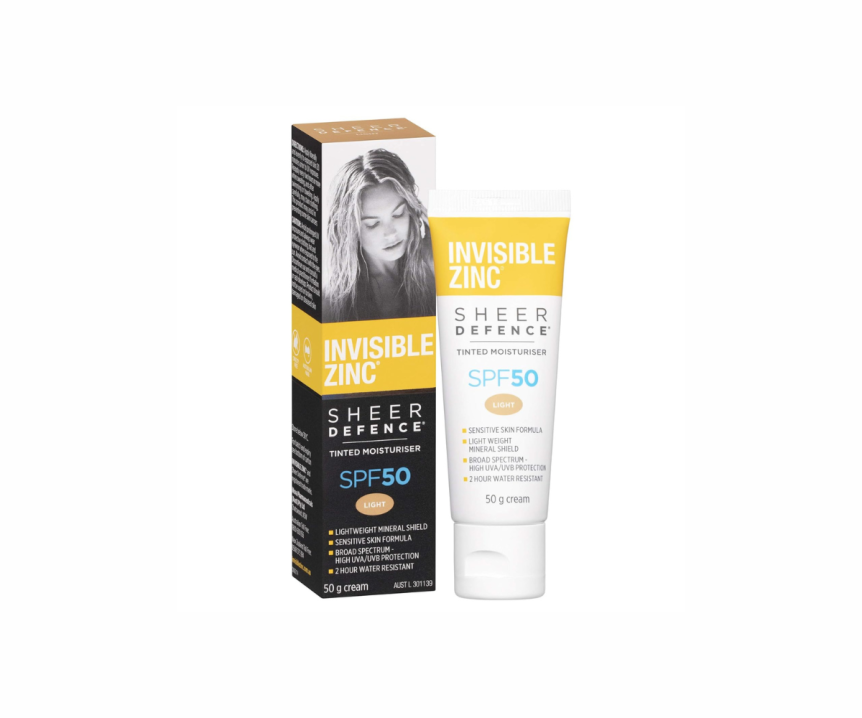 Invisible Zinc Sheer Defense SPF50 Daily Moisturizer Product